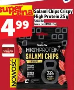 Salami Chips Crispy High Protein 25g