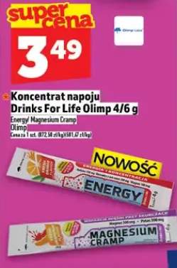 Koncentrat napoju Drinks For Life Olimp 4/6g