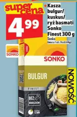 Kasza bulgur/kuskus/ryż basmati Sonko Finest 300g
