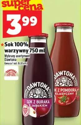 Sok 100% warzywny 750ml