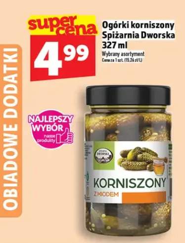 Ogórki korniszony Spiżarnia Dworska