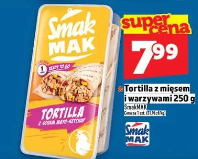 Tortilla z mięsem i warzywami 250g