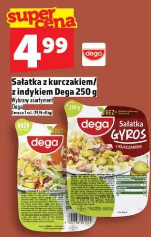 Sałatka z kurczakiem/z indykiem 250g