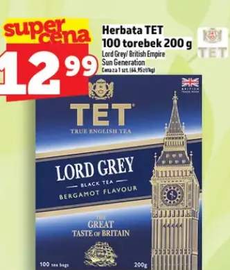 Herbata TET 100 torebek 200g