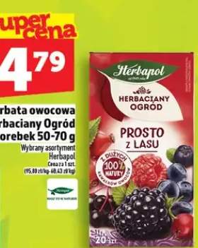 Herbata owocowa Herbaciany Ogród 20 torebek 50-70g