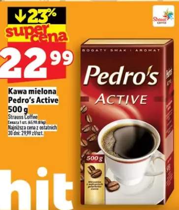 Kawa mielona Pedro's Active 500g