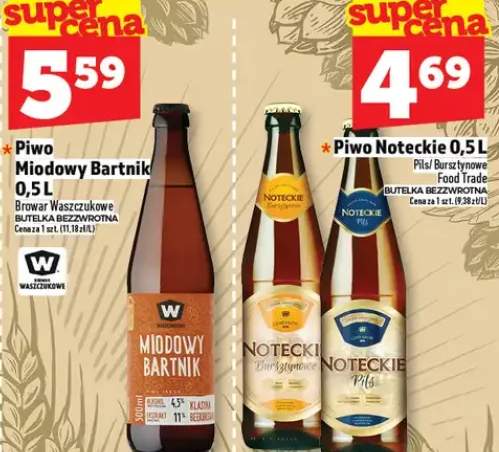 Piwo Miodowy Bartnik 0,5L