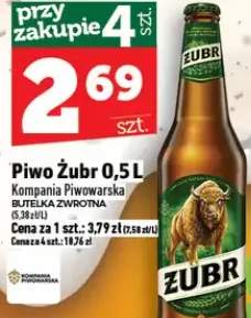 Piwo Żubr 0.5l