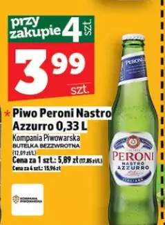 Piwo Peroni Nastro Azzurro 0.33l