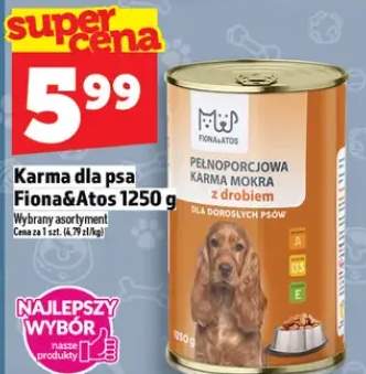 Karma pełnoporcjowa mokra z drobiem dla dorosłych psów