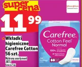 Wkładki higieniczne Carefree Cotton
