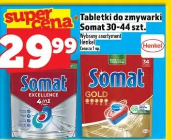 Tabletki do zmywarki Somat 30-44 szt.