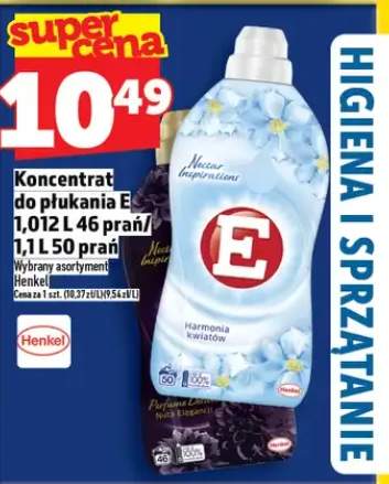 Koncentrat do płukania E 1,012 L 46 prań / 1 L 50 prań