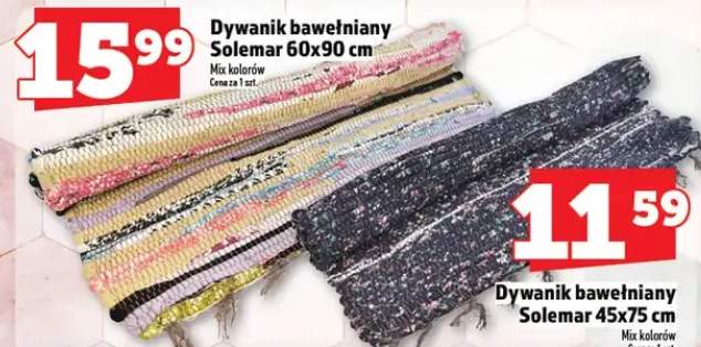 Dywanik bawełniany Solemar 45x75 cm