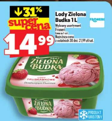 Lody Zielona Budka 1l