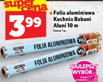 Folia aluminiowa Kuchnia Babuni Aluni 10m