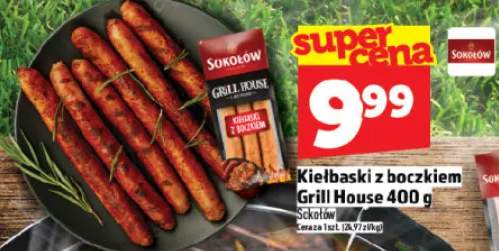 Kiełbaski z boczkiem Grill House 400g