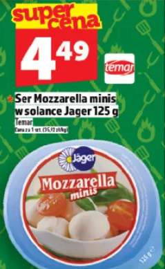 Ser Mozzarella minis w solance Jager 125g