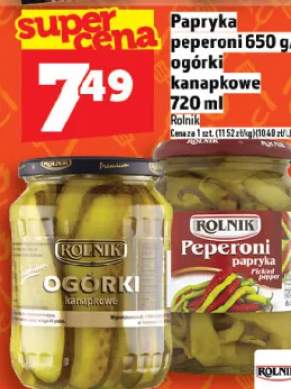 Papryka peperoni 650g / ogórki kanapkowe 720ml