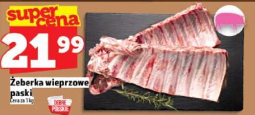 Żeberka wieprzowe paski