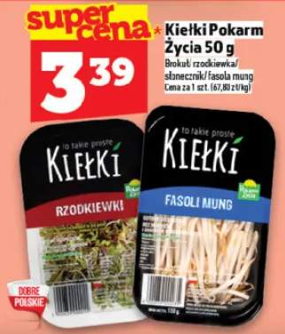 Kiełki Pokarm Życia - rzodkiewka / fasola mung