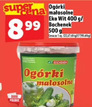 Ogórki małosolne Eko Wit / Bochenek