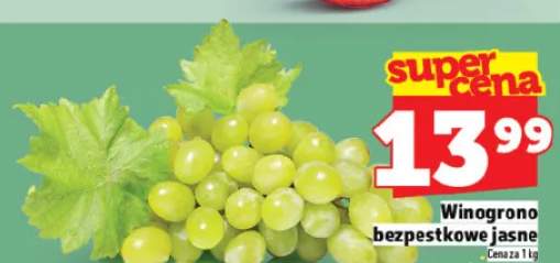 Winogrono bezpestkowe jasne