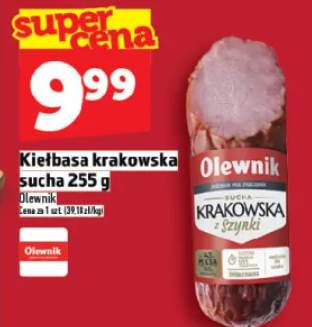 Kiełbasa krakowska sucha z szynki