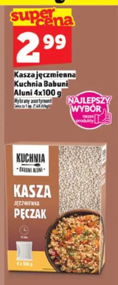 Kasza jęczmienna Kuchnia Babuni Aluni