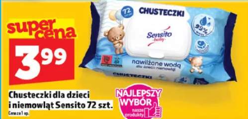 Chusteczki dla dzieci i niemowląt Sensito