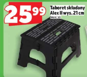 Taboret składany Alex II wys. 21 cm