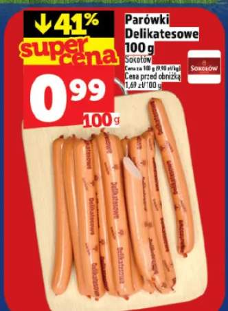 Parówki delikatesowe 100 g