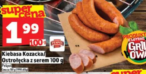 Kiełbasa Kozacka / Ostrołęcka z serem 100g