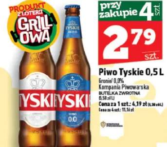 Piwo Tyskie premium 0.0%