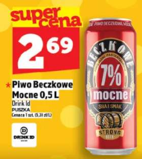 Piwo Beczkowe mocne 7%