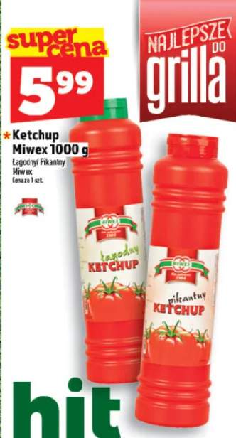 Ketchup łagodny/pikantny