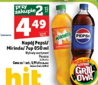 Napój Pepsi/Mirinda/7up