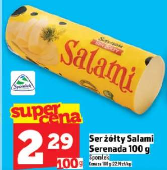 Ser żółty Salami Serenada