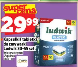 Kapsułki/tabletki do zmywarki Ludwik
