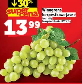 Winogrono bezpestkowe jasne