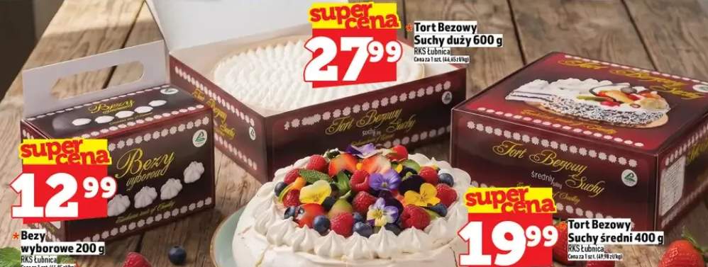 Tort Bezowy Suchy średni RKS Łubnica