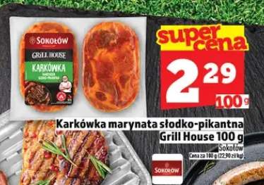 Karkówka marynata słodko-pikantna Sokołów Grill House
