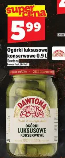 Ogórki luksusowe konserwowe Dawtona