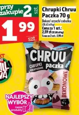 Chrupki Chruu bekonowe Paczka