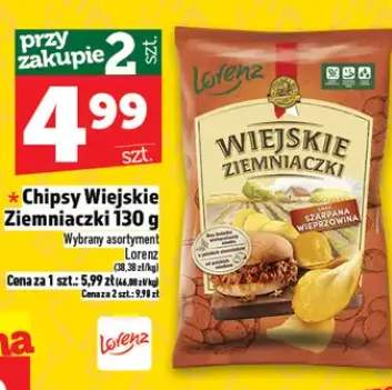 Chipsy Wiejskie Ziemniaczki Lorenz