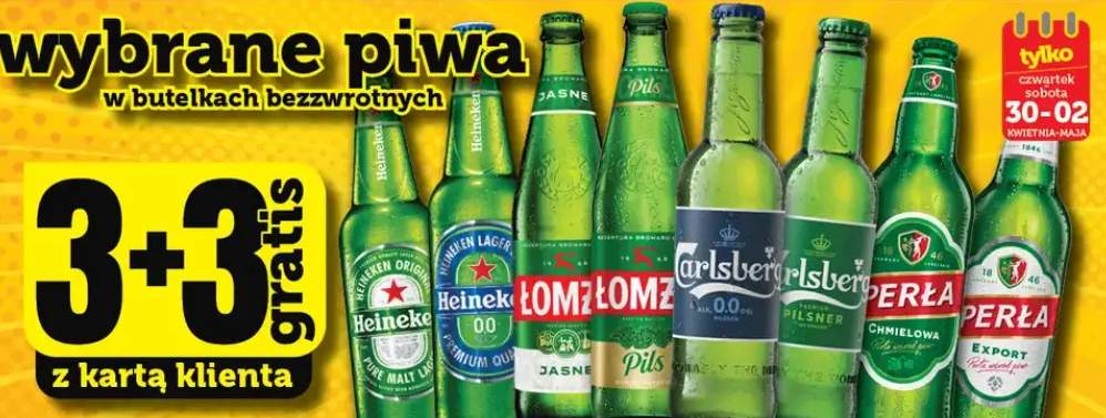 Piwo Heineken Original w butelce bezzwrotnej