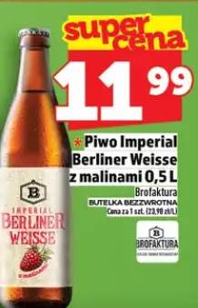 Piwo Brofaktura Imperial Berliner Weisse z malinami
