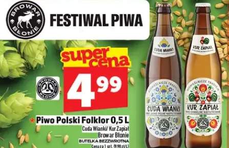 Piwo Cuda Wianki Polski Folklor jasne pełne niefiltrowane