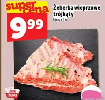 Żeberka wieprzowe trójkąty