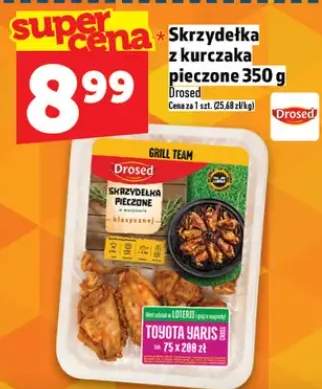 Skrzydełka z kurczaka pieczone Drosed